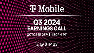 TMobile Q3 2024 Earnings Call Livestream [upl. by Thrift]