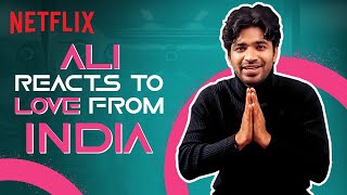 Squid Games Ali Abdul Reacts to Love From India  Anupam Tripathi  Netflix India [upl. by Yornoc]