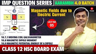 Magnetic Fields due to Electric Current  Moving Coil Galvanometer  LECT 05  AARAMBH 40 BATCH [upl. by Alokin]