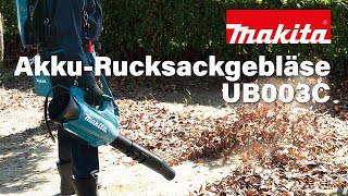 Makita AkkuRucksackgebläse UB003C [upl. by Amend]