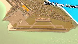 Rounding Off An Edge Of Town With An AIRPORT In Cities Skylines  Thessia [upl. by Dory]