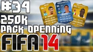 Fifa 14 Ultimate Team 34 250K PACK OPENNING  INFORM [upl. by Stanwinn]