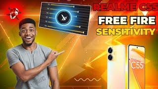 Realme C55 Headshot Sensitivity Setting and Dpi  Realme C55 Free Fire Test And Gameplay Test [upl. by Pearlstein]