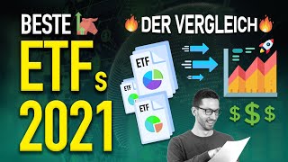 TOPETF 2021 Vergleich Diese ETFs kaufen 📈🚀💰 Bester ETF Sparplan 2021 [upl. by Glynnis488]