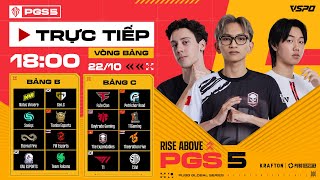 🏆PGS 5 VÒNG BẢNG  BC 🇻🇳 TE 🇰🇷 T1 🇰🇷 GEN NAVI FAZE 🇨🇳 PERO SQ 🇨🇳 17 🇹🇭 DAY EF TSM [upl. by Akener]