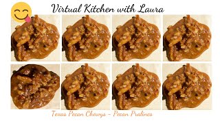 The Best Texas Pecan Chewy Candy Pecan Pralines [upl. by Annaik]