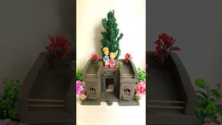 Amazing clay house 🏠🔥 shorts viral craft diy clay [upl. by Meeka549]