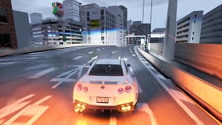 Insane Nissan GTR TSpec in Shutoko Rainy Roads Assetto Corsa [upl. by Edita532]