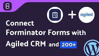 Integrating Forminator Forms with Agiled CRM  StepbyStep Tutorial  Bit Integrations [upl. by Toth]