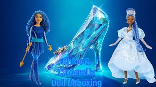 Chloe Charming and Cinderella Descendants Doll Unboxing disneydescendants [upl. by Eisnil668]