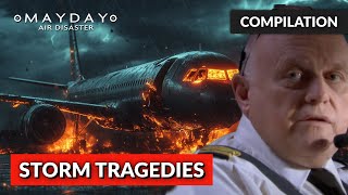 When STORMS Bring Planes Down  Mayday Air Disaster [upl. by Eitsim39]