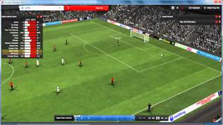 Football Manager 2012  Tiki Taka goal [upl. by Eddi540]