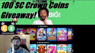 Crown Coins Casino Giveaway [upl. by Itram]