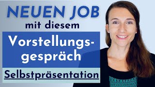 Deutsch lernen Willst du einen NEUEN JOB Perfekte Selbstpräsentation im Vorstellungsgespräch [upl. by Cutlor]