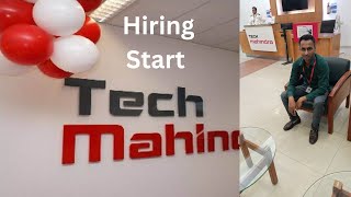 Hiring Start in Tech Mahindra interview [upl. by Henni111]