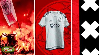 Het nieuwe AFC AJAX away shirt seizoen 20232024 unboxing [upl. by Inalel]