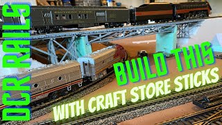 21 How You Can Build a Trestle Bridge Using Craft Sticks [upl. by Eisele]