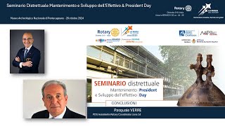 SEMINARIO distrettuale Mantenimento e Sviluppo dell’effettivo President Day [upl. by Hnid]