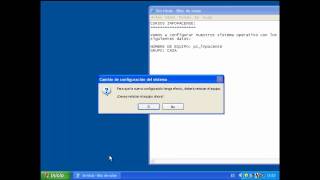 Windows XP  Cambiar nombre de equipo y grupo del equipo [upl. by Andaira]
