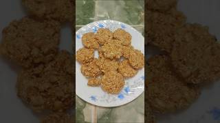 How to make Tiler khaja recipe তিলের খাজা রেসিপি short food cooking [upl. by Hughmanick60]