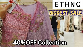 ♥️ Ethnic Sale 2024 ♥️ 40OFF 😱 Low Price Embroidered Suit 😱 part 1 [upl. by Fredella97]