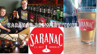 Utica Club Saranac Brewery Tour In Utica NY  FindingTaylor [upl. by Meesaw]