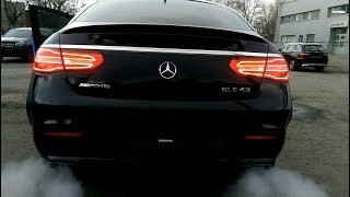 2019 MercedesAMG GLE 43 Biturbo Coupe SOUND [upl. by Nwahsak]