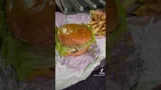 TRex Crabby Patty From Wendy’s ￼￼feeding food goldburger funny burger foodchallenge wendys [upl. by Kaiser]