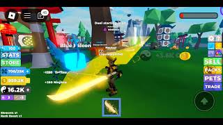 Playing ninja legends with my friend [upl. by Aronaele]