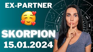 SKORPION ♏️🔴 DEIN EX WIRD SICH MELDEN 😨 Horoskop  15Januar 2024 skorpion tarot [upl. by Robi6]