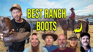 What Boots to Wear on a Ranch Cowboys and Cowgirls TELL ALL [upl. by Tully642]