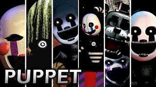 Evolution of Puppet in FNAF 20142018 [upl. by Nehemiah370]