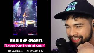 MARIANE OSABEL quotBridge Over Troubled Waterquot QUEENDOM LIVE  SINGER HONEST REACTION [upl. by Juetta251]