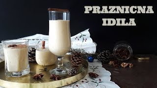 LCHF PRAZNICNI NAPITAK  LOW CARB EGGNOG [upl. by Nosloc]