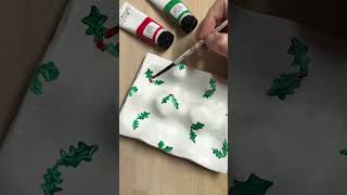 How to make a Xmas themed egg holder 🎄 [upl. by Nirrat]