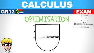 Calculus grade 12 Optimisation Exam [upl. by Leyameg982]