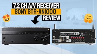 72 CH Surround Sound Home Theater 8K AV Receiver  Sony STRAN1000 AV Receiver Reviews [upl. by Naimerej]