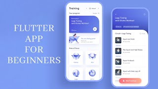 Flutter App Development Tutorial for Beginners iOS  Android  Complex UI  Training App GetX [upl. by Malone]