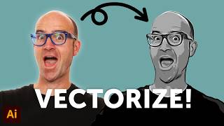 How to Vectorize an Image in Illustrator  Updated for 2024 [upl. by Buckingham]