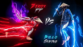 Zerox FF📲 Vs Billo Gaming📲 🇳🇵⚔️🇧🇩 [upl. by Naryt]