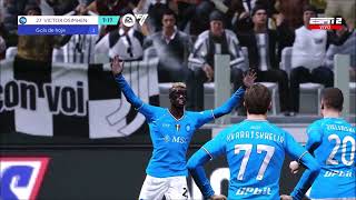 Gol de Osimhen  Juventus vs Napoli  efootball PES 2021 BMPES  Campeonato Italiano [upl. by Ynnus115]