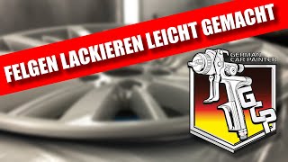 Felgen Lackieren leicht gemacht [upl. by Ardnaek]