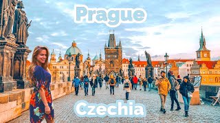 Prague Czechia 🇨🇿  Europes Most Beautiful Capital  4k HDR 60fps Walking Tour ▶130min [upl. by Spain]