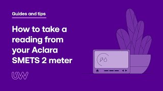 How to take a reading from your Aclara SMETS 2 smart meter [upl. by Pirozzo]