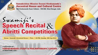 Swamijis Speech Recital amp Abritti CompetitionTime 500PMSunday8th sep2024 [upl. by Eeliah642]