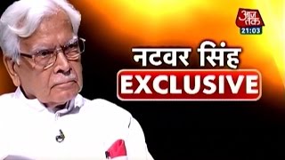 Exclusive interview with Natwar Singh [upl. by Ahsenhoj]