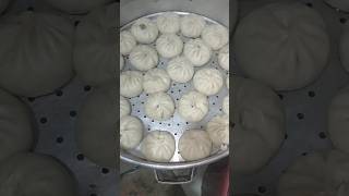 Big Size Momos 😄😄momos youtubeshorts cooking streetfood food challenge [upl. by Hgielar]