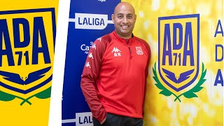 Entrevista a Mehdi Nafti entrenador del AD Alcorcón [upl. by Hareehat71]