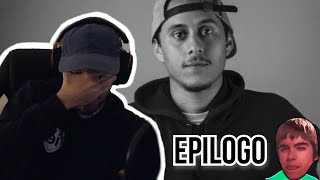 ESPAÑOL REACCIONA A  CANSERBERO  EPILOGO OFFICIAL VIDEO [upl. by Aiza]