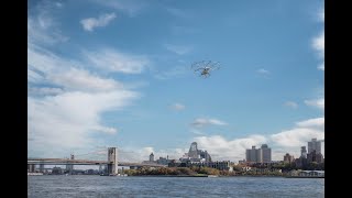 Volocopters 2X eVTOL aircraft completes first test flight in New York City [upl. by Ettenot]